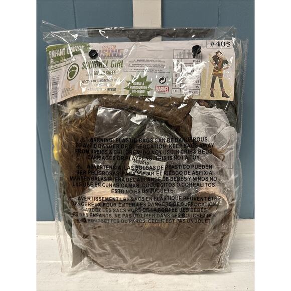 Marvel Rising Secret Warriors Squirrel Girl Size L Halloween Child Costume 12-14 - Picture 3 of 4